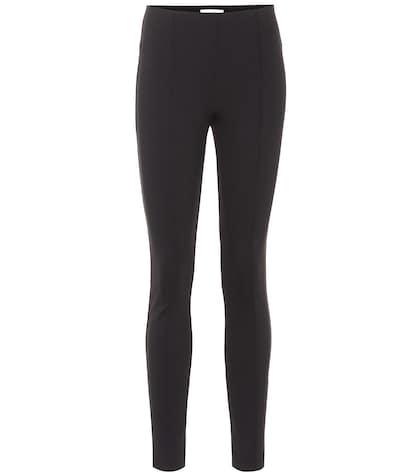 Alexander Mcqueen Bosso Stretch Jersey Leggings