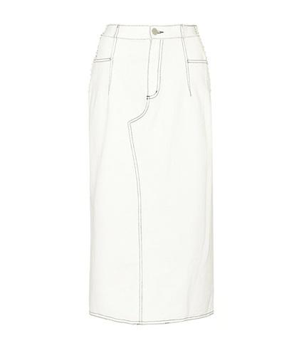 3.1 Phillip Lim Denim Midi Skirt
