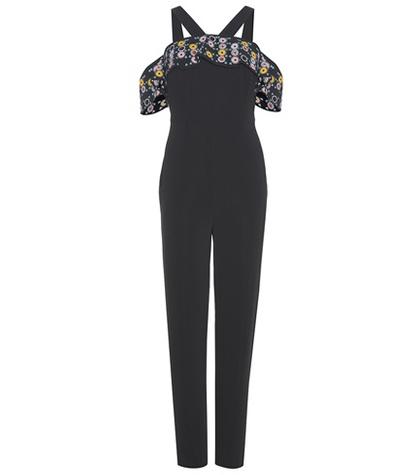 Peter Pilotto Cady Embroidered Crêpe Jumpsuit