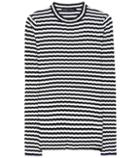 Rick Owens Striped Silk And Cashmere Sweater