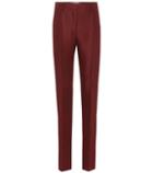 Valentino Wool And Mohair Straight Pants