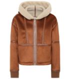 Stella Mccartney Faux Shearling-trimmed Jacket
