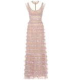 Valentino Sleeveless Sequin-embellished Dress