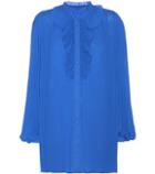 Balenciaga Plissé Pleated Shirt
