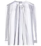 Stella Mccartney Striped Cotton-blend Top