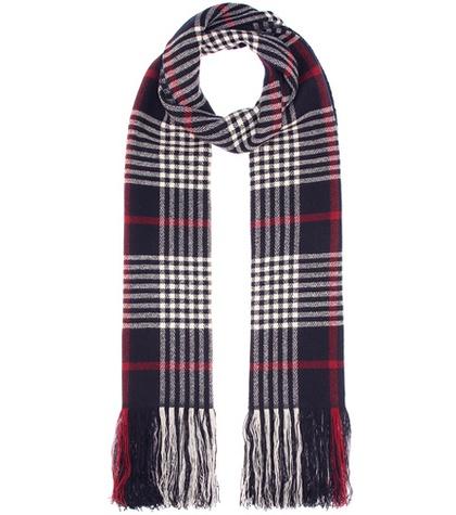 Isabel Marant Carlyna Plaid Cashmere Scarf