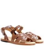 Redvalentino Lilia Leather Sandals