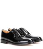 Miu Miu Shannon Leather Derby Shoes