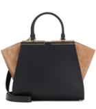 Fendi 3jours Leather And Suede Tote