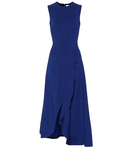 Victoria Beckham Asymmetric Midi Dress