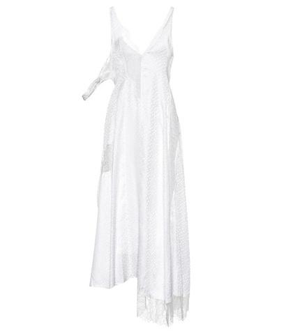 Joseph Lace-trimmed Silk Dress