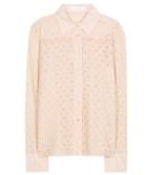 See By Chlo Cotton Eyelet Lace Shirt