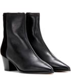 Isabel Marant Dabbs Leather And Suede Ankle Boots