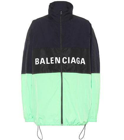 Balenciaga Printed Rain Jacket