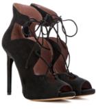 Tabitha Simmons Reed Suede Lace-up Ankle Boots