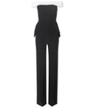 Roland Mouret Danielson Crêpe Off-the-shoulder Jumpsuit