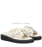 Gucci Lili Embellished Leather Sandals