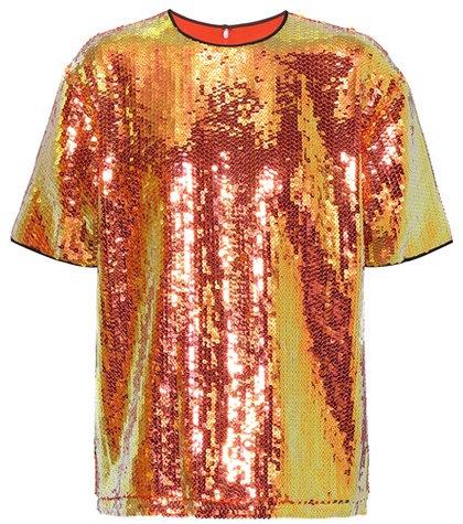 Victoria Victoria Beckham Sequinned Top