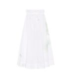 Acne Studios Hellah Pop Embroidered Cotton Skirt