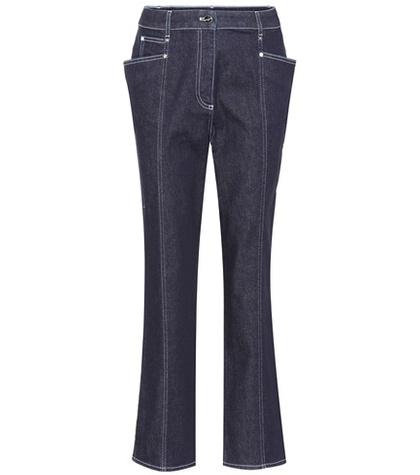 Mugler High-rise Cropped Jeans