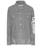 Off-white Striped Denim Shirt