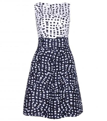 Oscar De La Renta Printed Dress