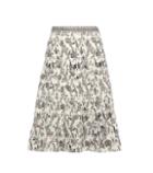 Tory Burch Floral Printed Cotton Skirt