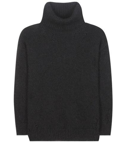 Saint Laurent Mohair And Wool-blend Sweater