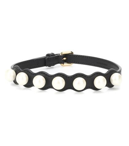 Fendi Ribbons And Pearls Choker
