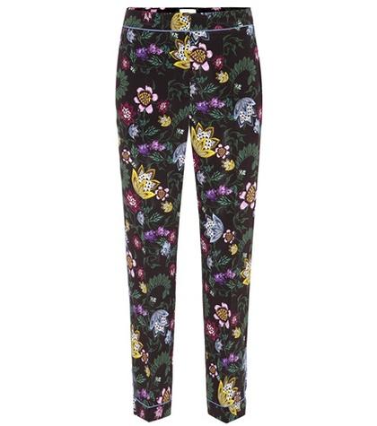 Erdem Giulia Silk Pyjama Trousers