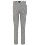 Mother Cropped High-rise Straight Pants