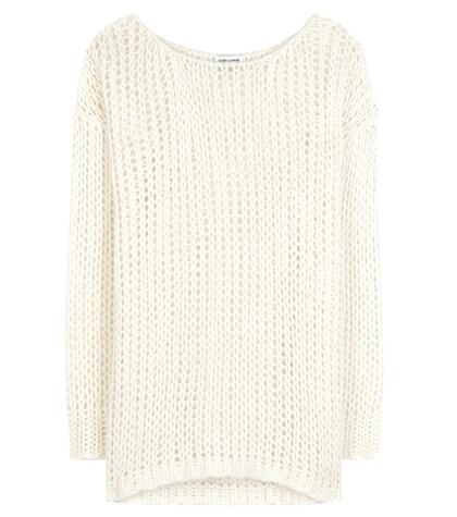 Saint Laurent Wool And Mohair-blend Sweater