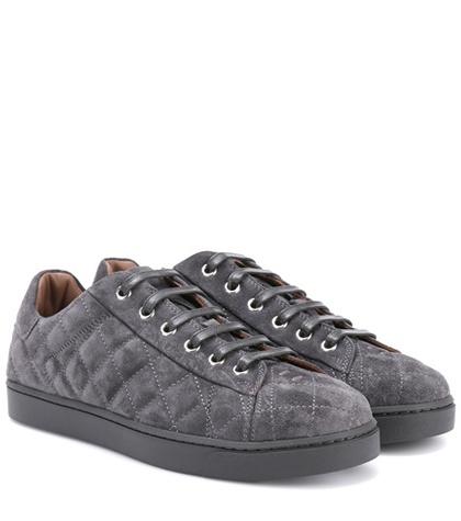 Gianvito Rossi Low Driver Suede Sneakers