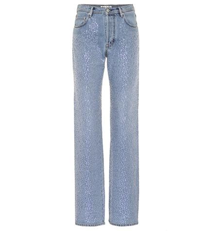 Acne Studios Tisi Sequin-embellished Jeans