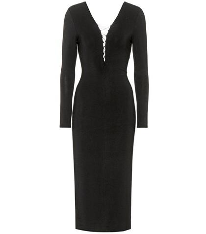 Three Graces London Lace-up Dress