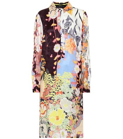 Etro Floral Silk-blend Shirt Dress
