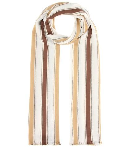 Vetements Cotton And Linen-blend Scarf