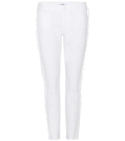 7 For All Mankind Roxanne Crop Mid-rise Jeans