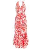 Roberto Cavalli Floral-printed Silk Midi Dress