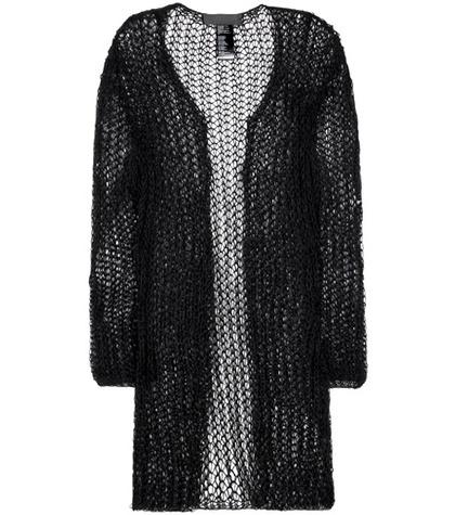 Haider Ackermann Cotton And Mohair-blend Open Cardigan