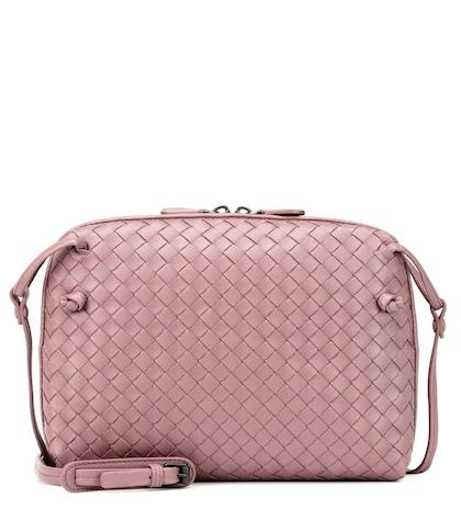 Alanui Nodini Intrecciato Leather Crossbody Bag