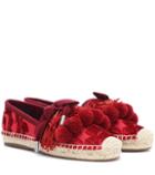 Marc Jacobs Sienna Velvet Espadrilles