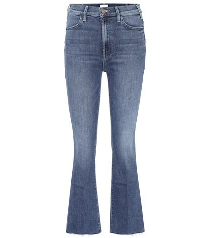 Mother The Hustler Cropped High-rise Jeans