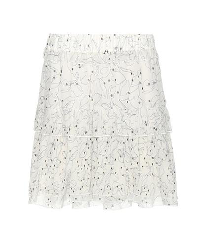 The Row Printed Chiffon Skirt