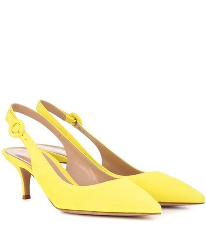 Gianvito Rossi Exclusive To Mytheresa.com – Anna 55 Suede Slingback Pumps