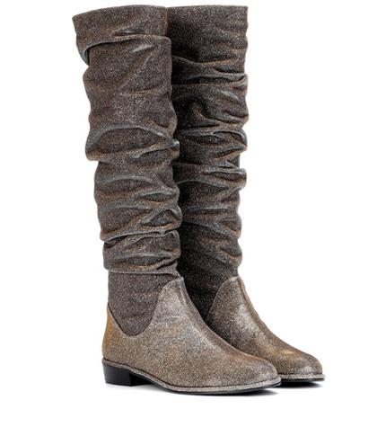 Stuart Weitzman Flatscrunchy Skimmer Knee-high Boots