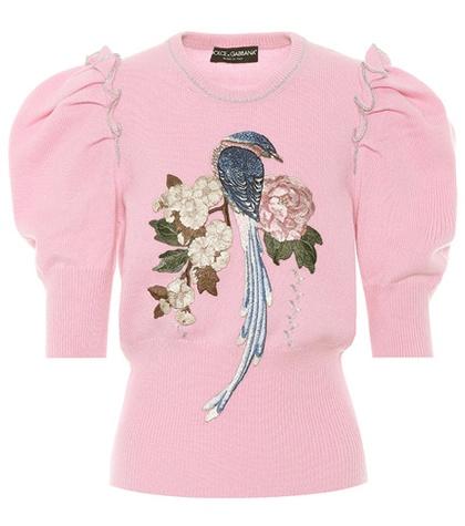 Dolce & Gabbana Embroidered Cashmere Cardigan