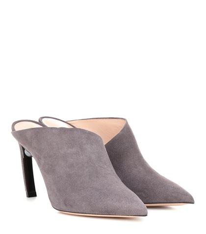 Nicholas Kirkwood Mira Pearl Suede Mules