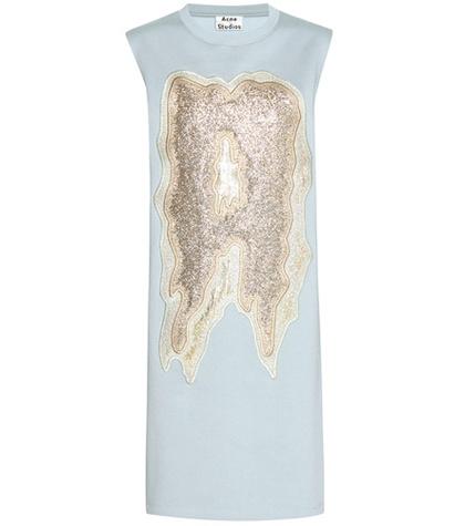 Acne Studios Katja Embroidered Sweater Dress