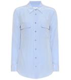 Mother Slim Signature Silk Shirt